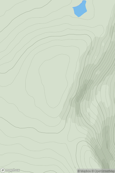 Thumbnail image for Carn Ban [Glen Albyn and the Monadh Liath] showing contour plot for surrounding peak